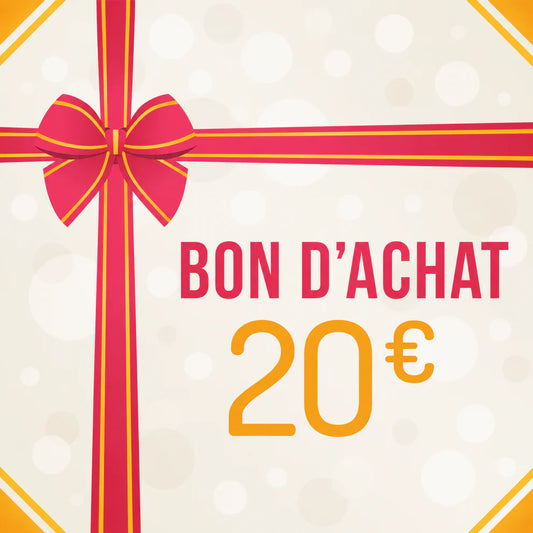 Bon d’achat de 20 euros offerts