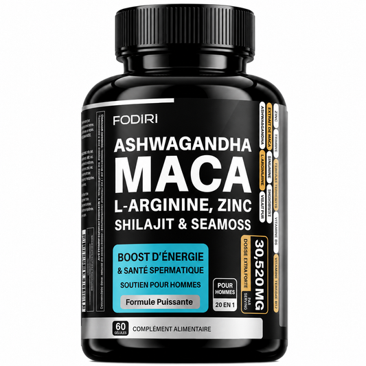 FODIRI — Maca + Shilajit + Ashwagandha + Zinc