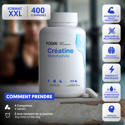 Créatine	Monohydrate	en comprimés — Fodiri