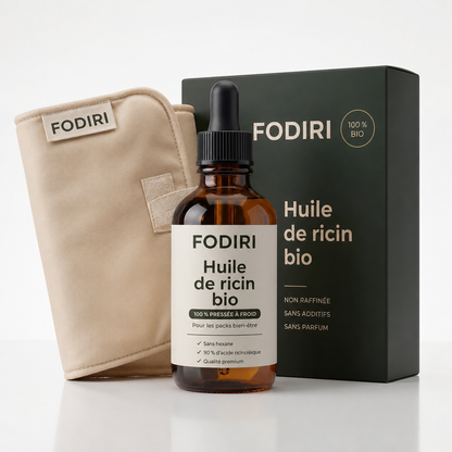 Fodiri™ | Ensemble de Bandage Intestinal à l’Huile de Ricin Réutilisable pour le Bien-être Intestinal