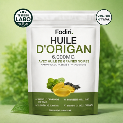 Fodiri Huile d’origan et de nigelle.