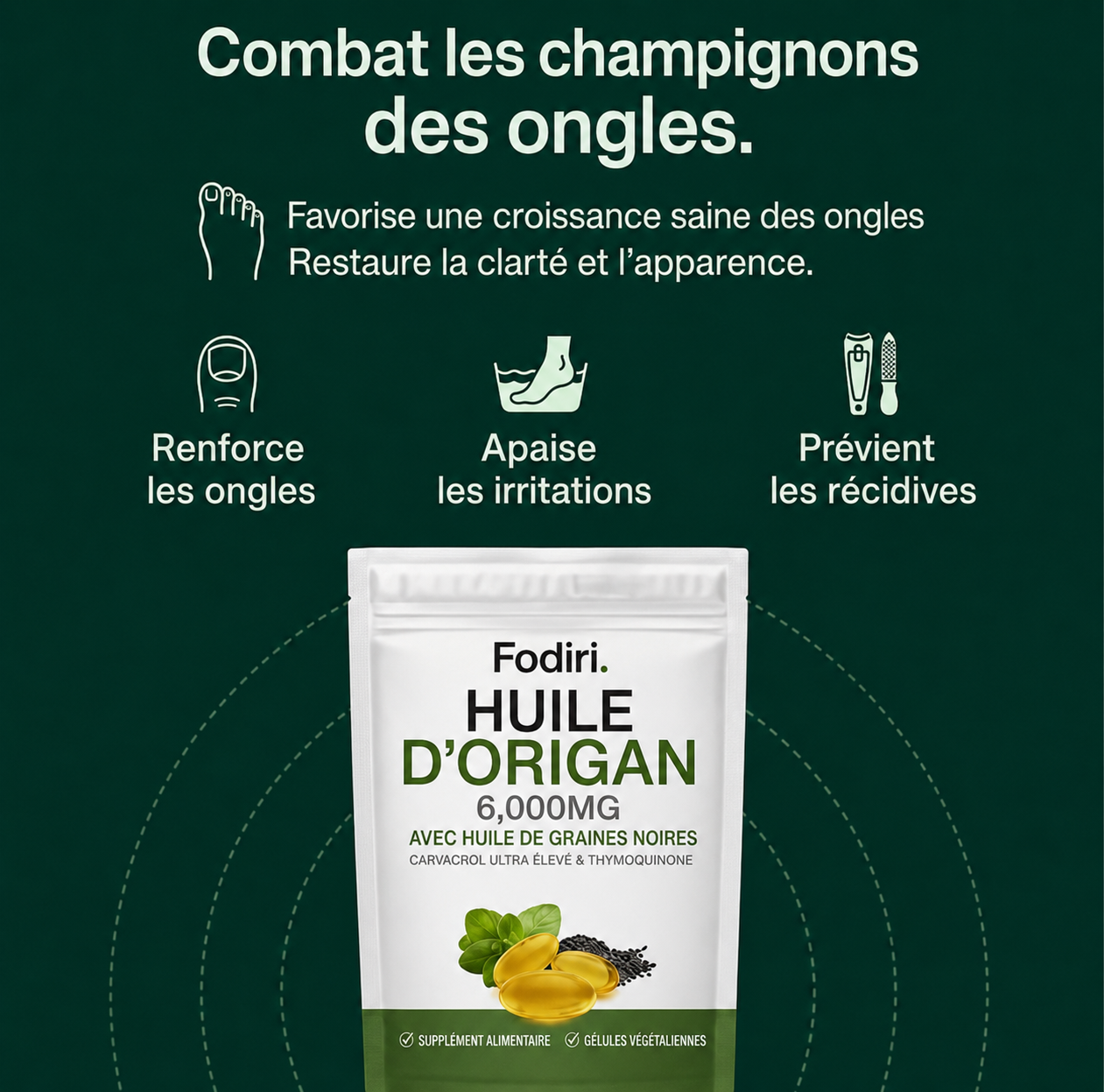 Fodiri Huile d’origan et de nigelle.