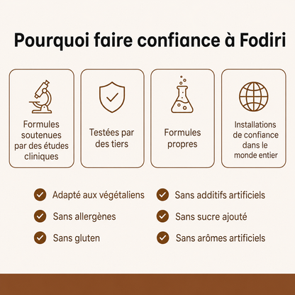 Fodiri™ Cannelle de Ceylan | Équivalent à 7 200 mg avec Huile TCM (MCT) – 30 Gélules Molles