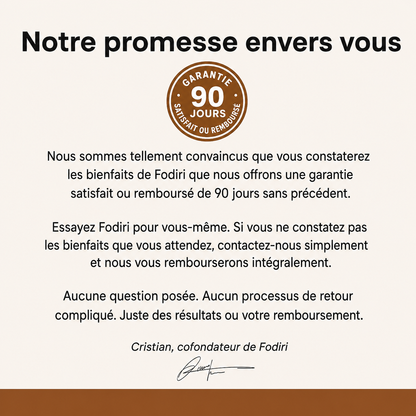 Fodiri™ Cannelle de Ceylan | Équivalent à 7 200 mg avec Huile TCM (MCT) – 30 Gélules Molles