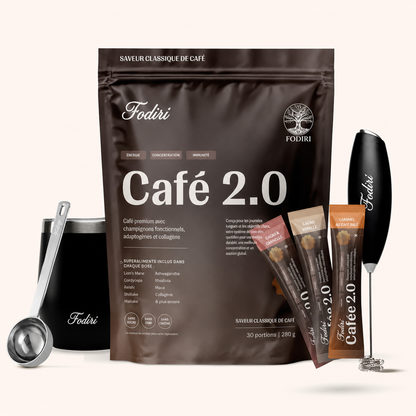Fodiri™ Coffee 2.0 | Café Fonctionnel avec Adaptogènes (new design)