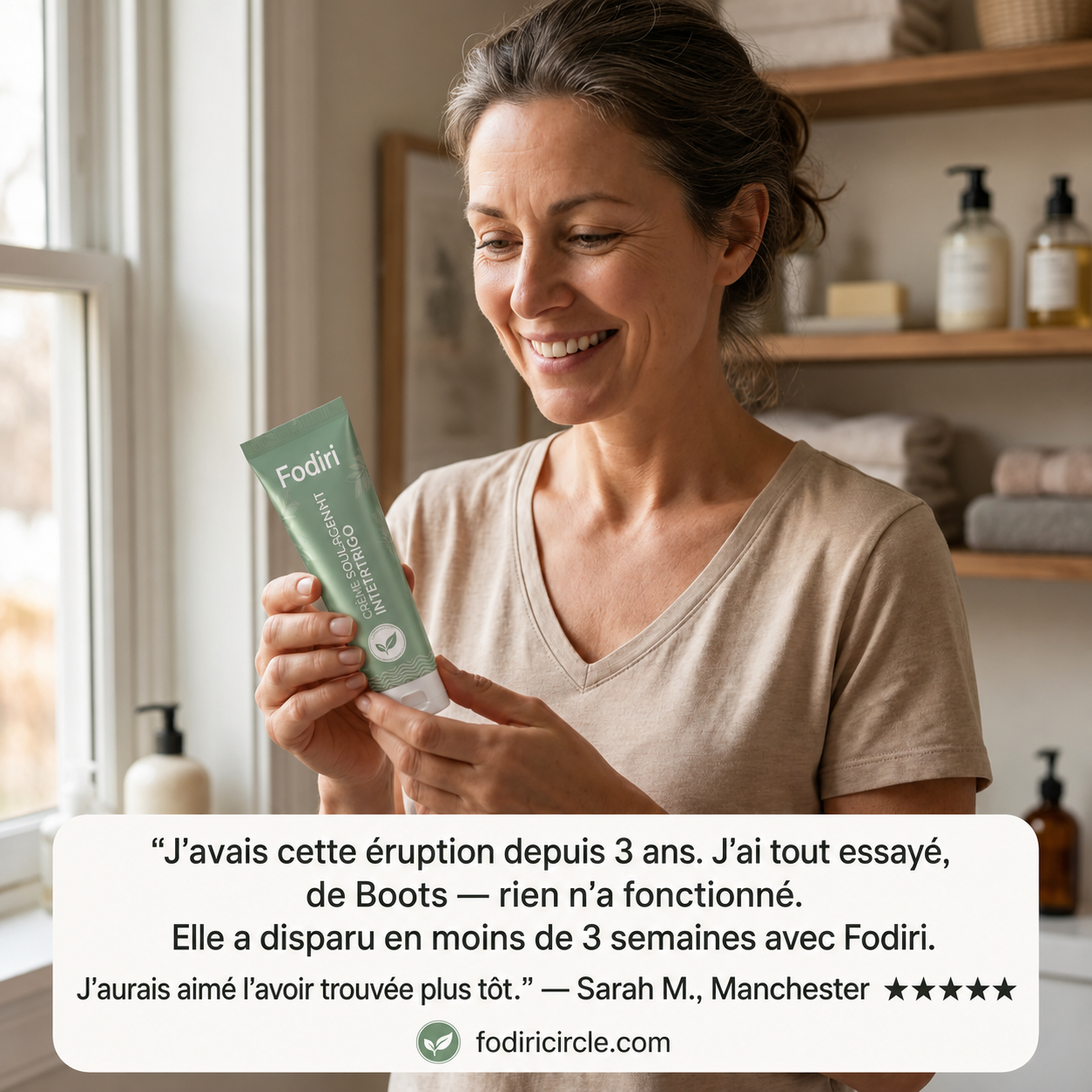Fodiri™ Crème de Soulagement de l’Intertrigo