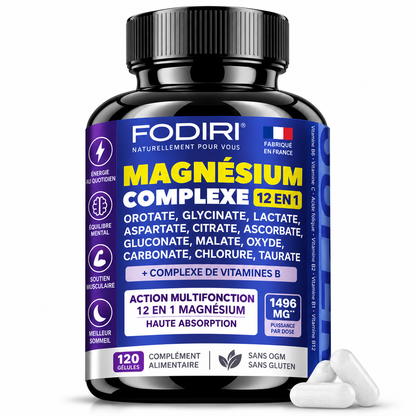 Complexe de Magnésium 12-en-1 + Vitamines B — Fodiri