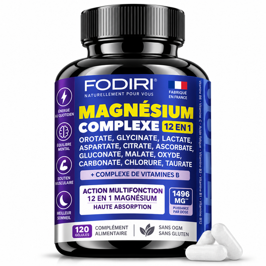 Complexe de Magnésium 12-en-1 + Vitamines B — Fodiri