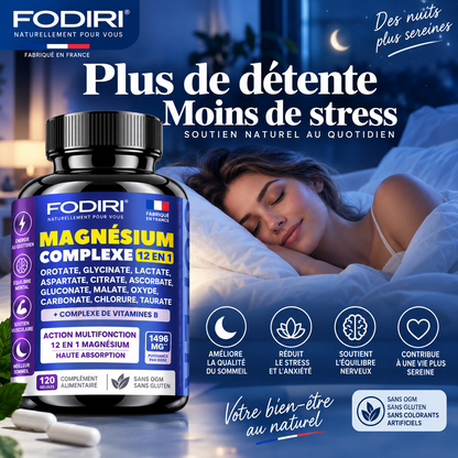 Complexe de Magnésium 12-en-1 + Vitamines B — Fodiri
