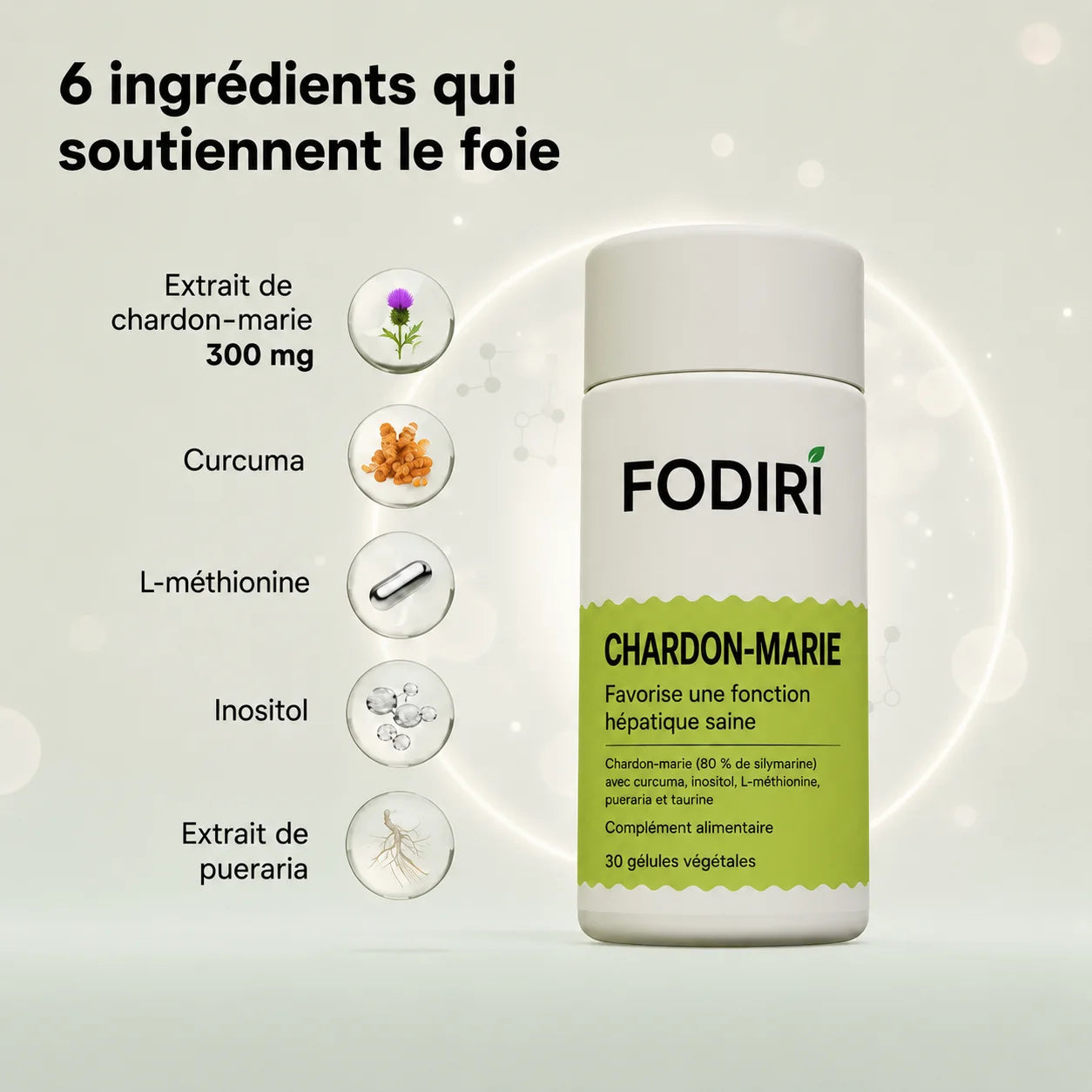 Détox du foie au chardon-marie & soutien de la digestion des graisses