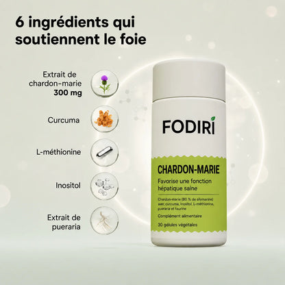 Détox du foie au chardon-marie & soutien de la digestion des graisses
